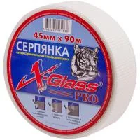 Лента самоклеющаяся (серпянка) X-Glass 50 мм х 90 м